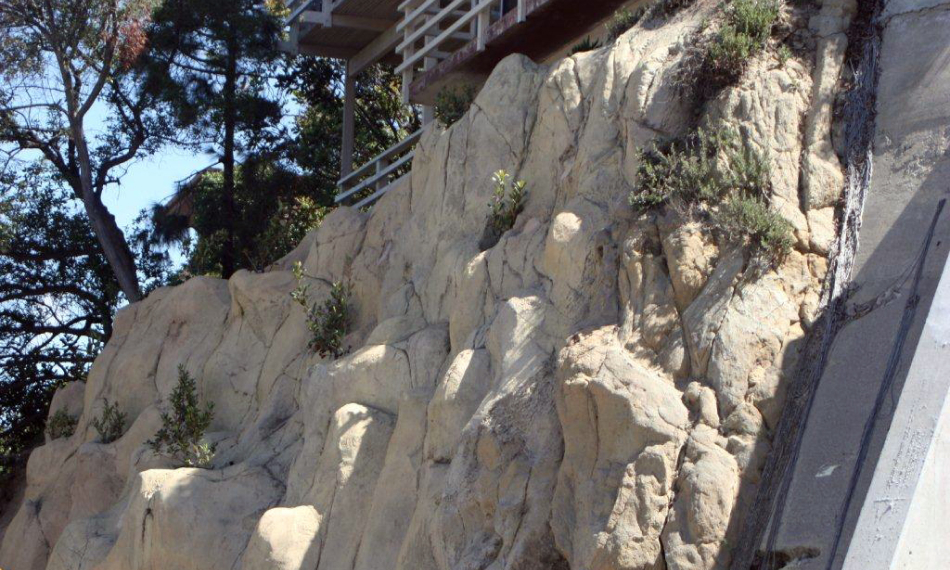 Tall detailed rock wall texture